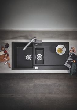 GROHE MINTA dřezová baterie, s vytahovací sprškou, supersteel 32168DC0 Obrázek - fotka