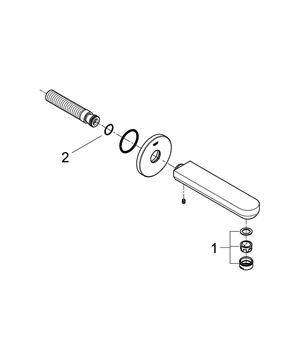 GROHE EUROSMART COSMOPOLITAN vanová vpust, chrom 13261000 Obrázek - fotka