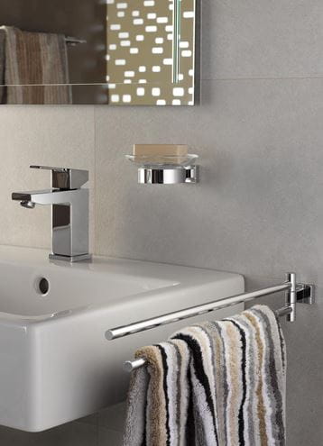 GROHE ESSENTIALS CUBE držák ručníků 439 mm, dvojramenný, chrom 40624001 Obrázek - fotka