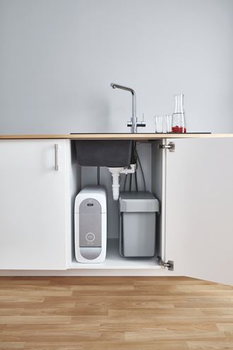 GROHE BLUE HOME dřezová elektronická baterie, s vytahovací koncovkou, s filtračním a chladícím zařízením, Bluetooth, napájení ze sítě, chrom 31539000 Obrázek - fotka