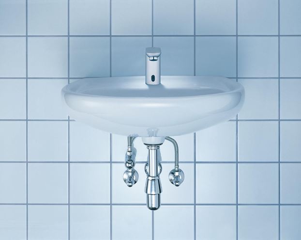 GROHE EUROECO COSMOPOLITAN E umyvadlová senzorová baterie pro jednu vodu napájení ze sítě, chrom 36269000 Obrázek - fotka