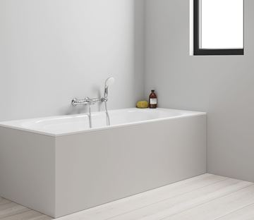 GROHE NEW TEMPESTA 100 sprchová souprava 3-dílná, ruční sprcha pr. 100 mm, 2 proudy, hadice, držák, Water Saving, chrom 26164001 Obrázek - fotka