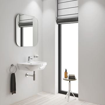 GROHE EUROSMART COSMOPOLITAN umyvadlová stojánková baterie, s odtokovou soupravou, studený start, chrom 2337700E Obrázek - fotka