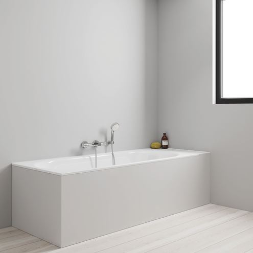 GROHE NEW TEMPESTA COSMOPOLITAN 100 sprchová souprava 3-dílná, ruční sprcha pr. 100 mm, 3 proudy, hadice, držák, Water Saving, chrom 27588002 Obrázek - fotka