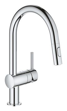 GROHE MINTA dřezová baterie, s vytahovací sprškou, chrom