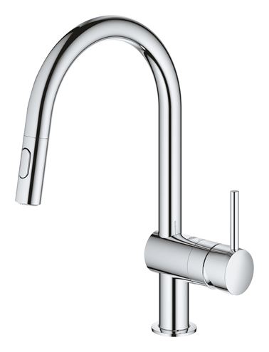 GROHE MINTA dřezová baterie, s vytahovací sprškou, chrom 32321002 Obrázek - fotka