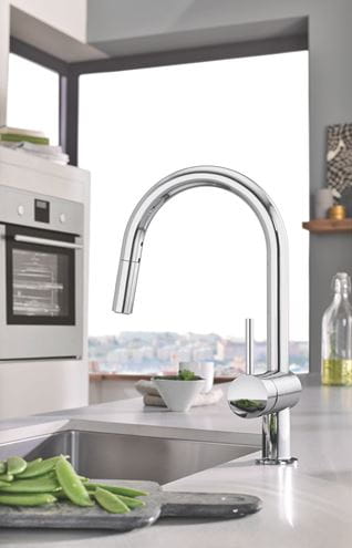 GROHE MINTA dřezová baterie, s vytahovací sprškou, chrom 32321002 Obrázek - fotka