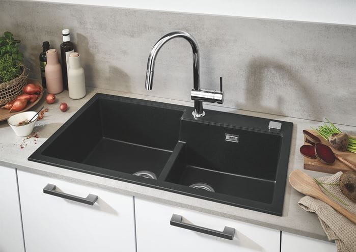 GROHE MINTA dřezová baterie, s vytahovací sprškou, chrom 32321002 Obrázek - fotka