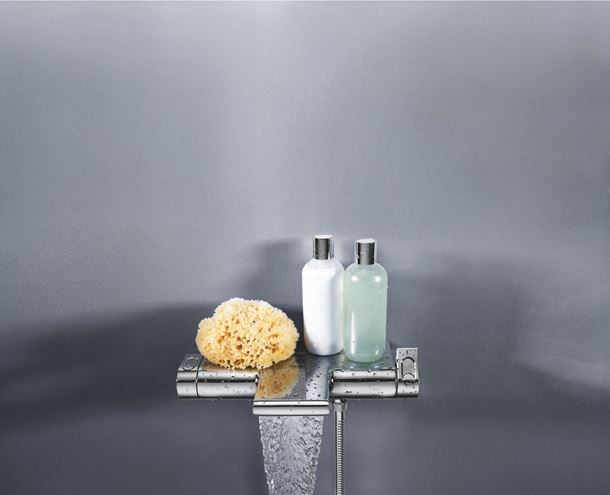 GROHE GROHTHERM 2000 vanová nástěnná termostatická baterie, s přepínačem, chrom 34464001 Obrázek - fotka