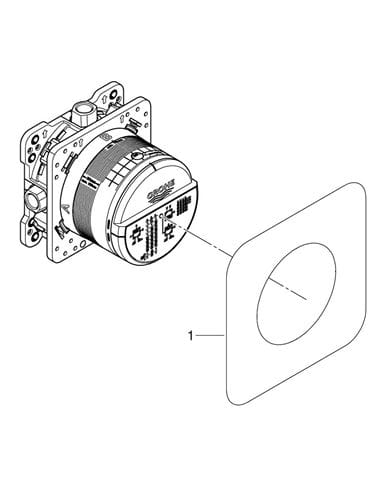 GROHE RAPIDO SMARTBOX podomítkové těleso DN15 35604000 Obrázek - fotka
