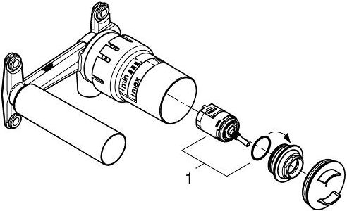 GROHE podomítkové těleso DN15 23429000 Obrázek - fotka