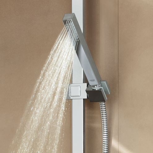 GROHE EUPHORIA CUBE STICK sprchová souprava 3-dílná, ruční sprcha 216 mm, tyč, hadice, chrom 27700000 Obrázek - fotka