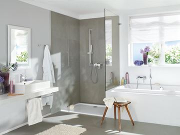 GROHE EUPHORIA CUBE STICK sprchová souprava 3-dílná, ruční sprcha 216 mm, tyč, hadice, chrom 27700000 Obrázek - fotka