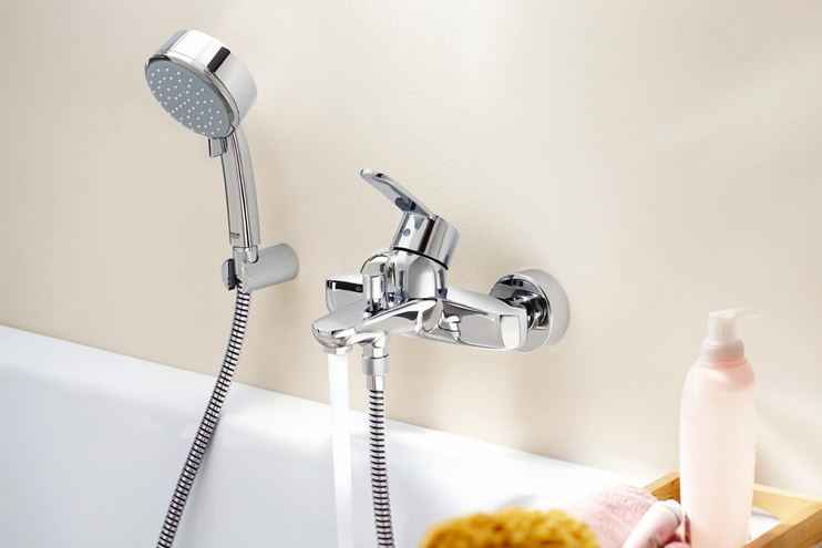 GROHE EUROSTYLE COSMOPOLITAN vanová nástěnná baterie, s přepínačem, chrom 33591002 Obrázek - fotka
