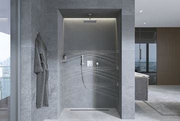 GROHE EUPHORIA CUBE nástěnný držák ruční sprchy, chrom 27693000 Obrázek - fotka