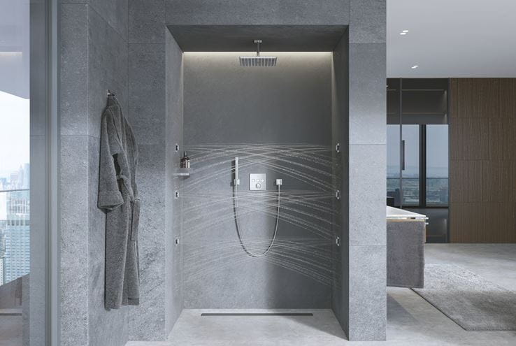 GROHE EUPHORIA CUBE nástěnný držák ruční sprchy, chrom 27693000 Obrázek - fotka