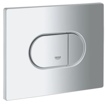 GROHE ARENA COSMOPOLITAN ovládací tlačítko pro dvě splachování, plast, matný chrom