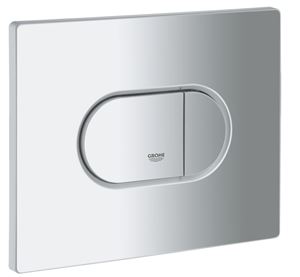 GROHE ARENA COSMOPOLITAN ovládací tlačítko pro dvě splachování, plast, matný chrom