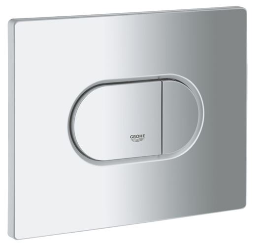 GROHE ARENA COSMOPOLITAN ovládací tlačítko pro dvě splachování, plast, matný chrom 38858P00 Obrázek - Hlavní obrázek