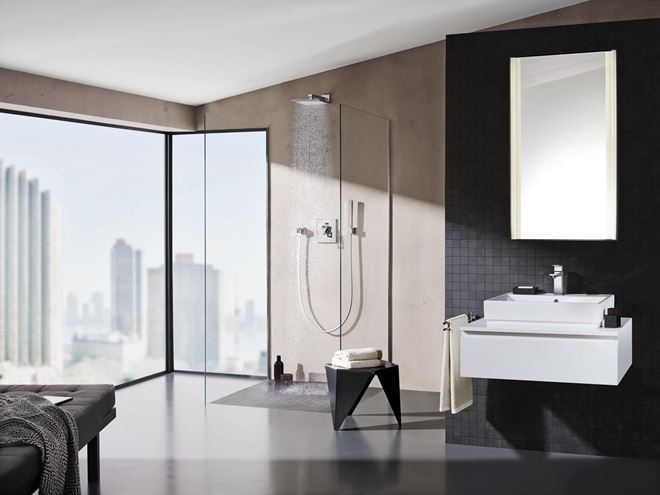 GROHE EUPHORIA CUBE STICK sprchová souprava 3-dílná, ruční sprcha 216 mm, hadice, držák, chrom 27702000 Obrázek - fotka