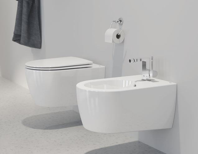 GROHE PLUS bidetová stojánková baterie, s odtokovou soupravou, chrom 33241003 Obrázek - fotka
