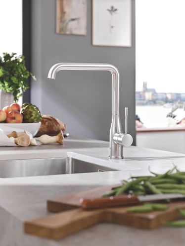 GROHE ESSENCE NEW dřezová baterie, supersteel 30269DC0 Obrázek - fotka