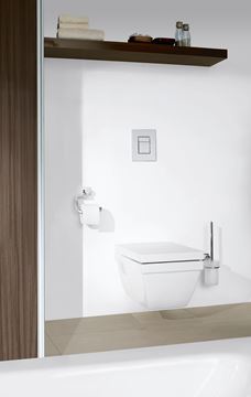 GROHE ALLURE WC štětka, nástěnná, sklo, chrom 40340000 Obrázek - fotka