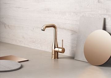 GROHE ESSENCE NEW umyvadlová stojánková baterie, s odtokovou soupravou, Water Saving, warm sunset 32628DA1 Obrázek - fotka