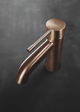 GROHE ESSENCE NEW umyvadlová stojánková baterie, s odtokovou soupravou, Water Saving, kartáčovaný warm sunset 23589DL1 Obrázek - fotka