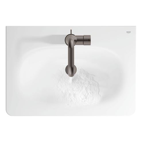 GROHE ESSENCE NEW umyvadlová stojánková baterie, s odtokovou soupravou, Water Saving, kartáčovaný hard graphite 32628AL1 Obrázek - fotka