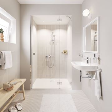 GROHE BAU CERAMIC umyvadlo 55 cm, s otvorem pro baterii a přepadem 39440000 Obrázek - fotka