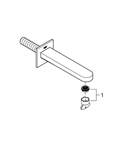 GROHE PLUS vanová vpust, chrom 13404003 Obrázek - fotka