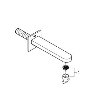 GROHE PLUS vanová vpust, chrom 13404003 Obrázek - fotka