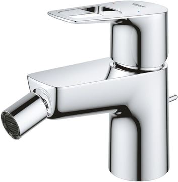 GROHE BAULOOP bidetová stojánková baterie, s odtokovou soupravou, Water Saving, chrom
