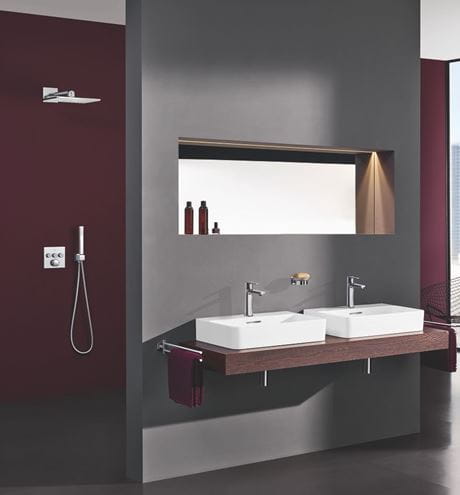 GROHE GROHTHERM SMARTCONTROL podomítková termostatická baterie, pro 3 spotřebiče, Water Saving, chrom 29126000 Obrázek - fotka