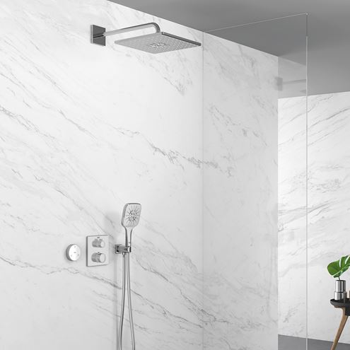GROHE GROHTHERM podomítková termostatická baterie, pro 2 spotřebiče, chrom 24079000 Obrázek - fotka