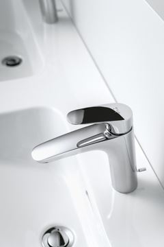 LAUFEN LAURIN umyvadlová stojánková baterie, s odtokovou soupravou, Eco+, chrom HF500703100000 Obrázek - fotka