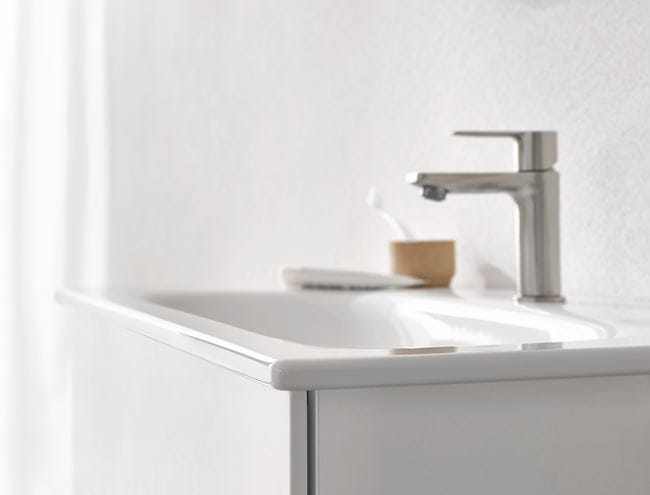 GROHE ESSENCE umyvadlo 60 cm, s otvorem pro baterii a přepadem, PureGuard, alpská bílá 3956800H Obrázek - fotka