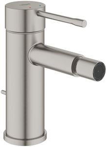 GROHE ESSENCE NEW bidetová stojánková baterie, s odtokovou soupravou, Water Saving, supersteel