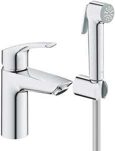 GROHE EUROSMART umyvadlová stojánková baterie, s bidetovou sprškou, chrom