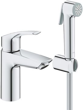 GROHE EUROSMART umyvadlová stojánková baterie, s bidetovou sprškou, chrom