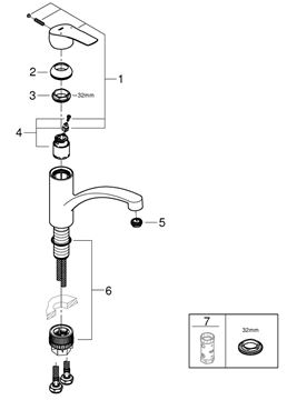 GROHE EUROSMART dřezová baterie, chrom 33281003 Obrázek - fotka