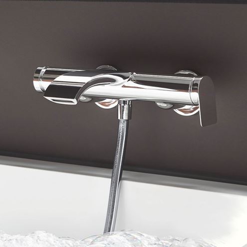 HANSGROHE VIVENIS vanová nástěnná baterie, s přepínačem, chrom 75420000 Obrázek - fotka