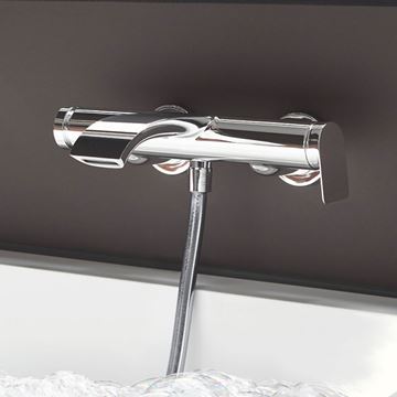 HANSGROHE VIVENIS vanová nástěnná baterie, s přepínačem, chrom 75420000 Obrázek - fotka
