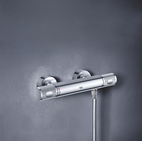 GROHE GROHTHERM 1000 PERFORMANCE sprchová nástěnná termostatická baterie, Water Saving, chrom 34827000 Obrázek - fotka