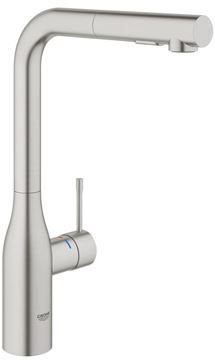 GROHE ESSENCE NEW dřezová baterie, s vytahovací sprškou, supersteel