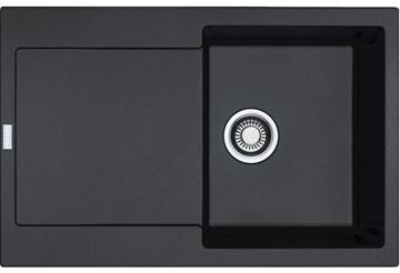 FRANKE MARIS MRG 611 fragranitový dřez 780x500 mm, otočný, odkapávač, onyx