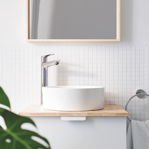 GROHE BAUEDGE umyvadlová stojánková baterie, chrom 23761001 Obrázek - fotka