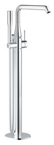 GROHE ESSENCE NEW vanová baterie na podlahu, s přepínačem, se sprchovou soupravou, chrom