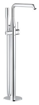 GROHE ESSENCE NEW vanová baterie na podlahu, s přepínačem, se sprchovou soupravou, chrom